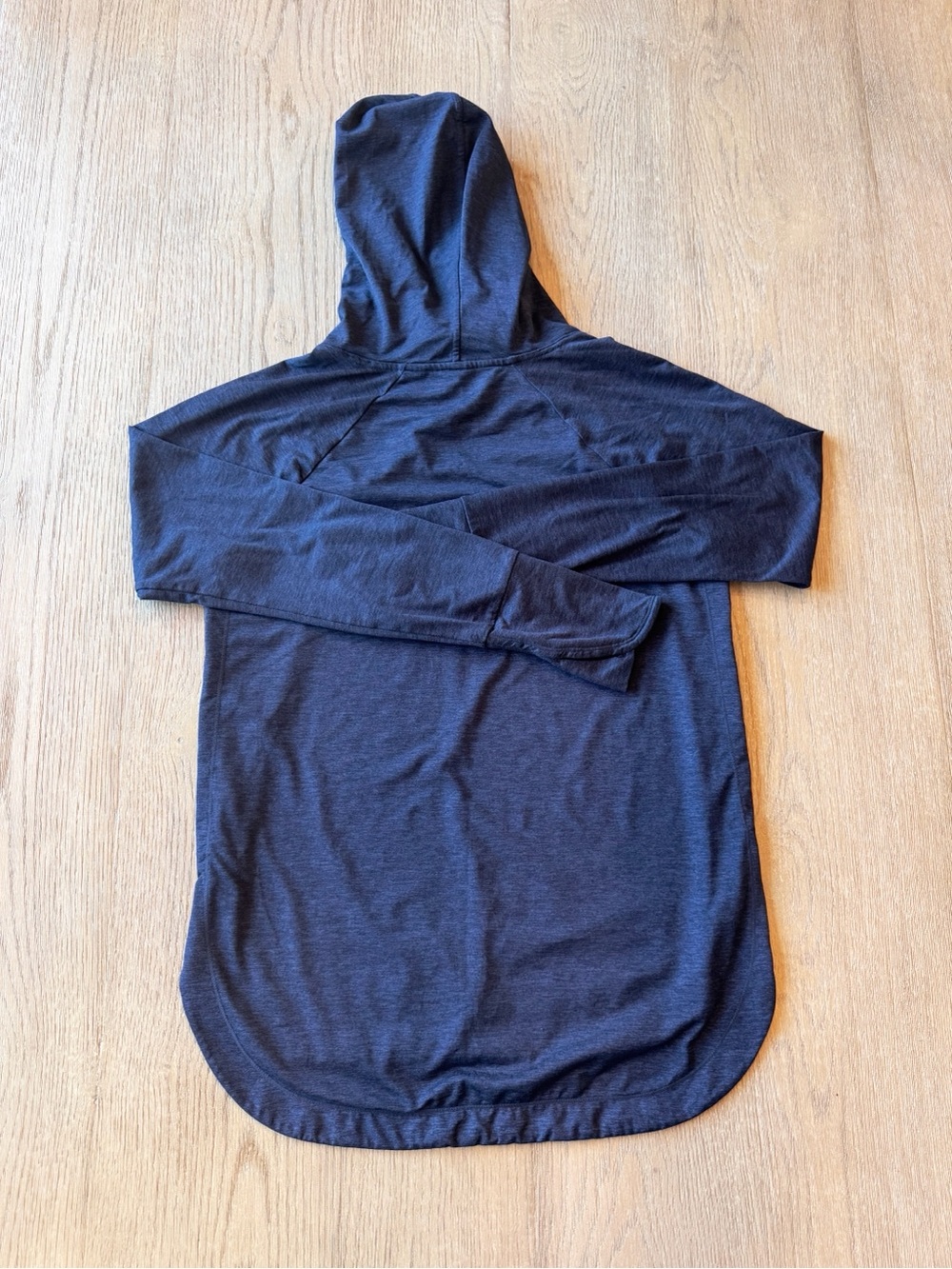 Athleta Women’s Uptempo Long Sleeve Hoodie in Dark Blue - Picture 3 of 4